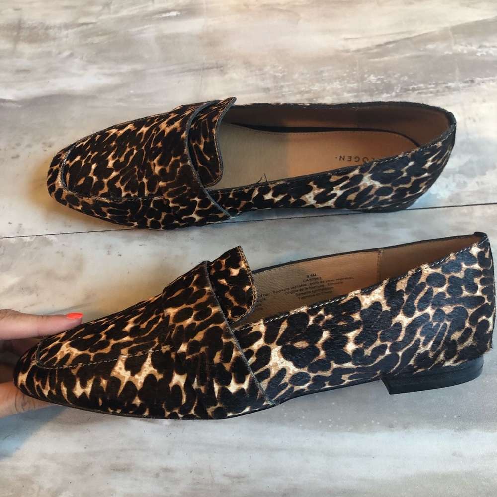 Halogen Lucy animal print calf hair loafer 9.5 - Picture 3 of 7
